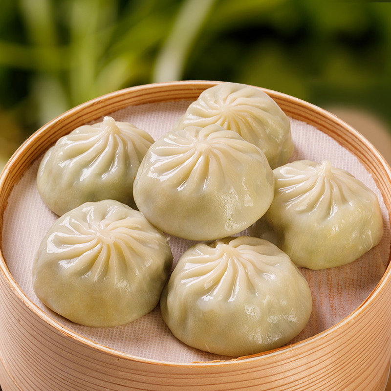 水晶家用速冻商用小笼包半成品早餐速食薄皮包速食包点