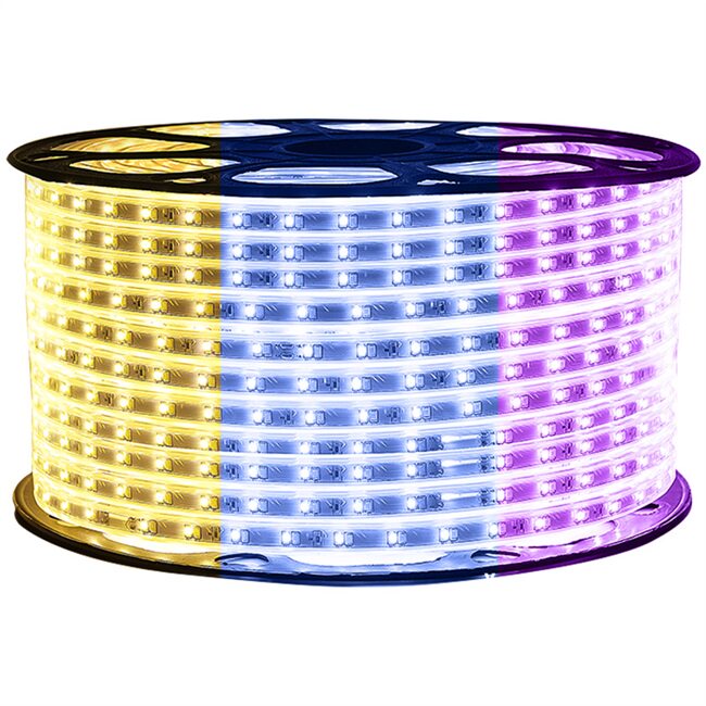 灯带彩色家用户外led三色变色卧室客厅吊顶led灯带