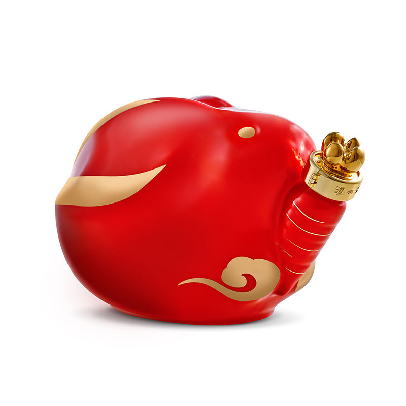 泸州老窖定制酒2023兔年生肖酒52度浓香型纯粮白酒礼盒收藏旗舰店