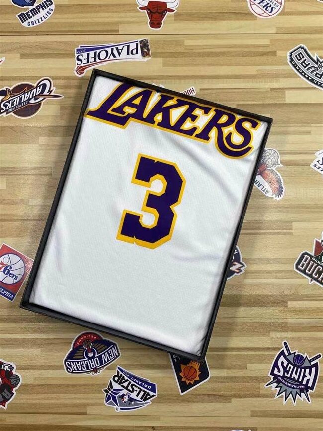 安东尼3号篮球男女球衣城市davis湖人队定制赛季篮球服