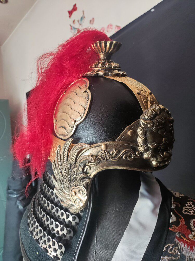 甲胄鳞甲中国头盔古代直身甲山文甲甲鱼龙鳞甲盔甲