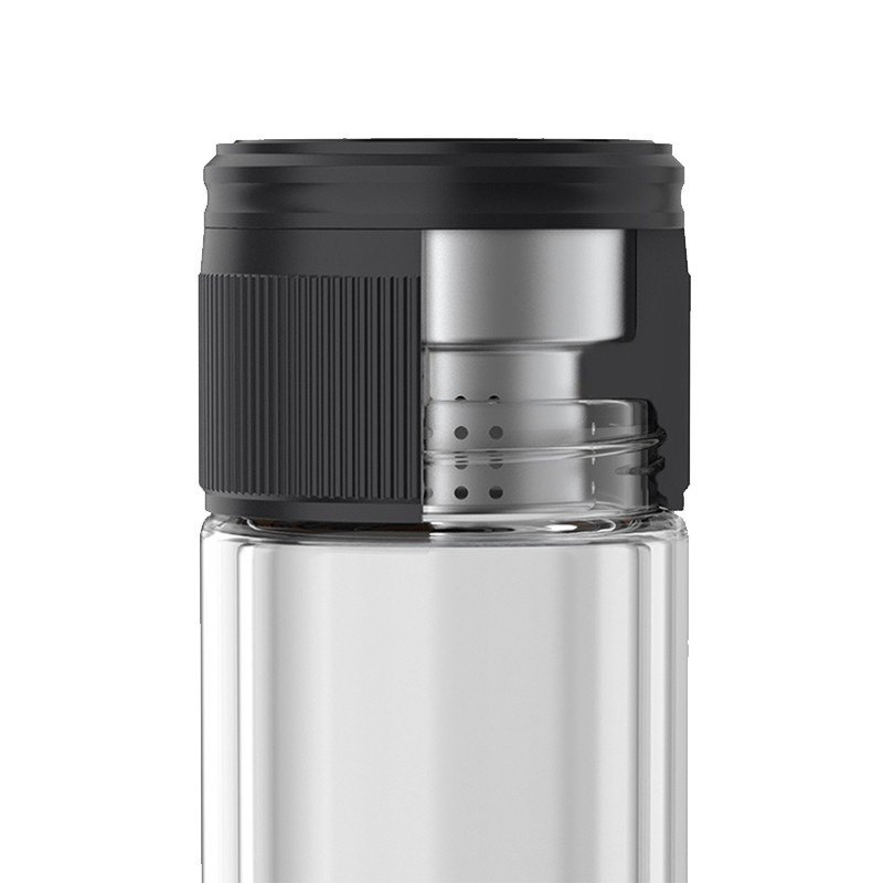 优尚上品铂金高硼硅玻璃茶杯耐高温低温-20度300ml玻璃杯