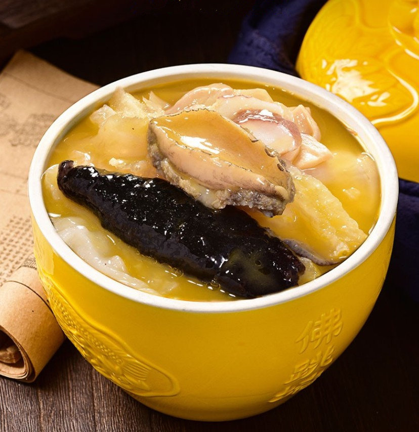 山姆小厨跳墙加热即食正宗金汤鲍鱼汁捞海参鲍鱼