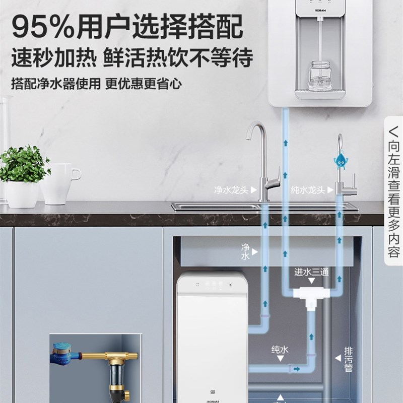 家用老板管线机直饮机壁挂台式净水器饮水机加热一体净水器