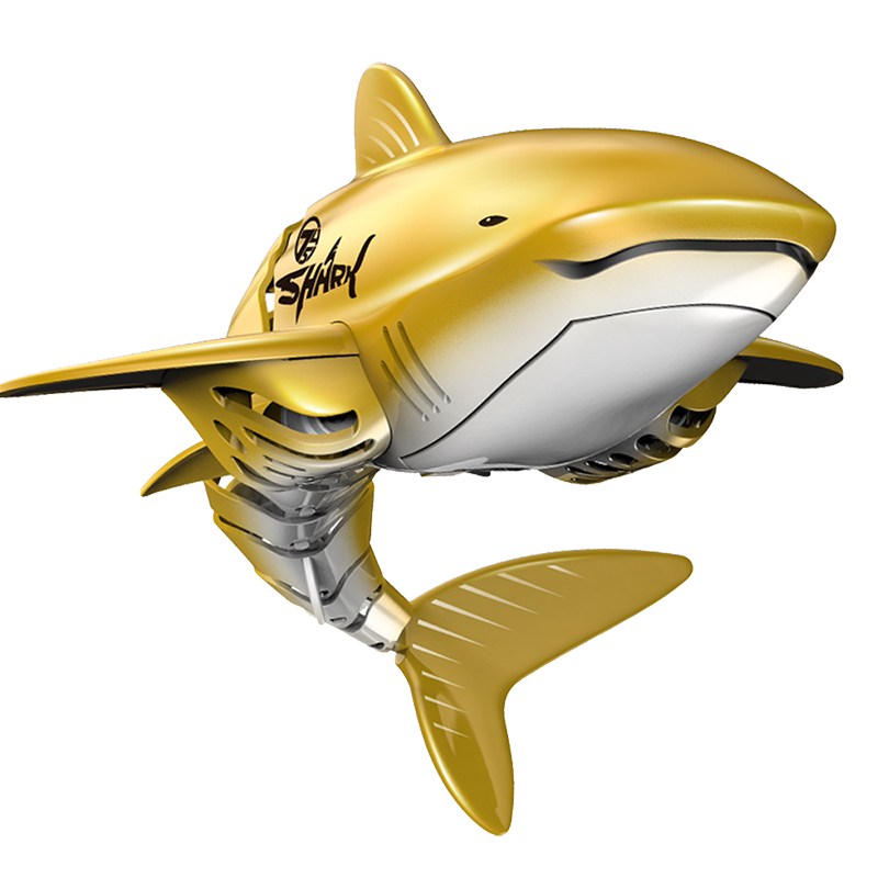 摇摆鱼水水下玩具科学实验仿生遥控鲨鱼蓝鲨小男电动