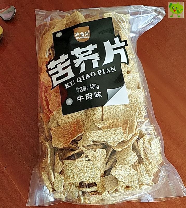 荞食尚苦荞片牛肉香葱膨化零食食品嘎嘣老式膨化食品