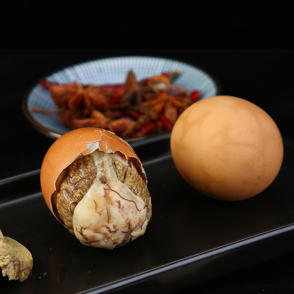五香毛鸡蛋钢化无毛鸡蛋13天香味胚蛋蛋鸡装毛活珠子