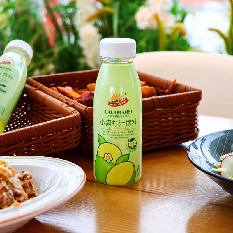 阳光先生小青柠汁饮料果汁9瓶
