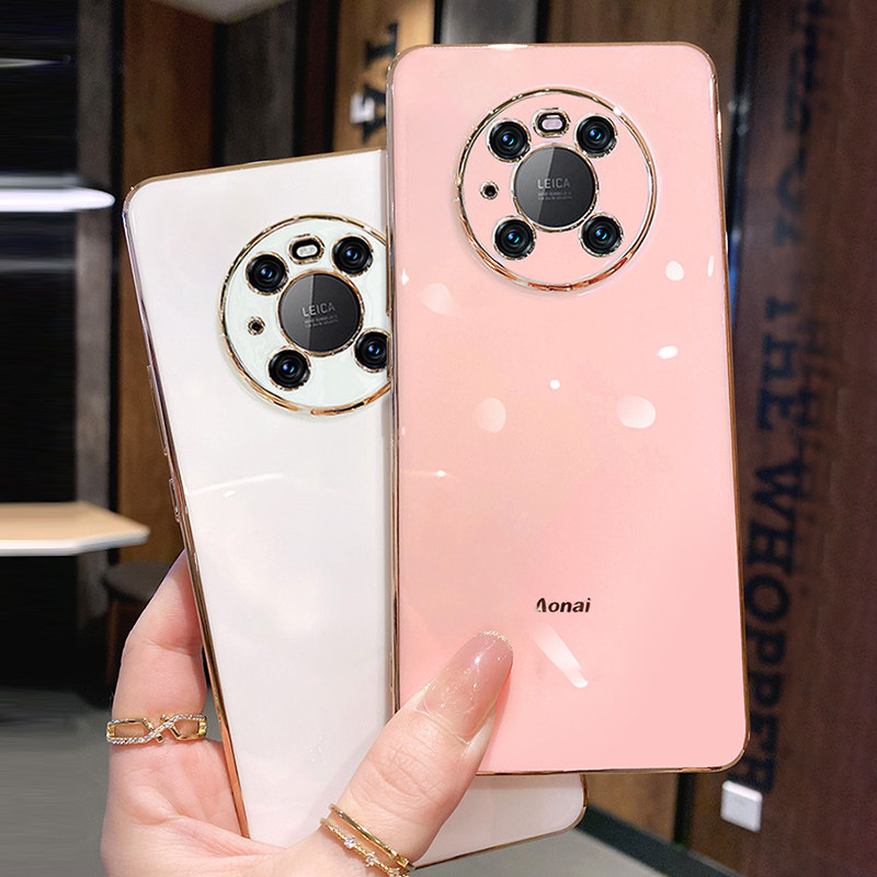 华为mate40emt40网红外壳电镀m40简约软壳硅胶手机保护套