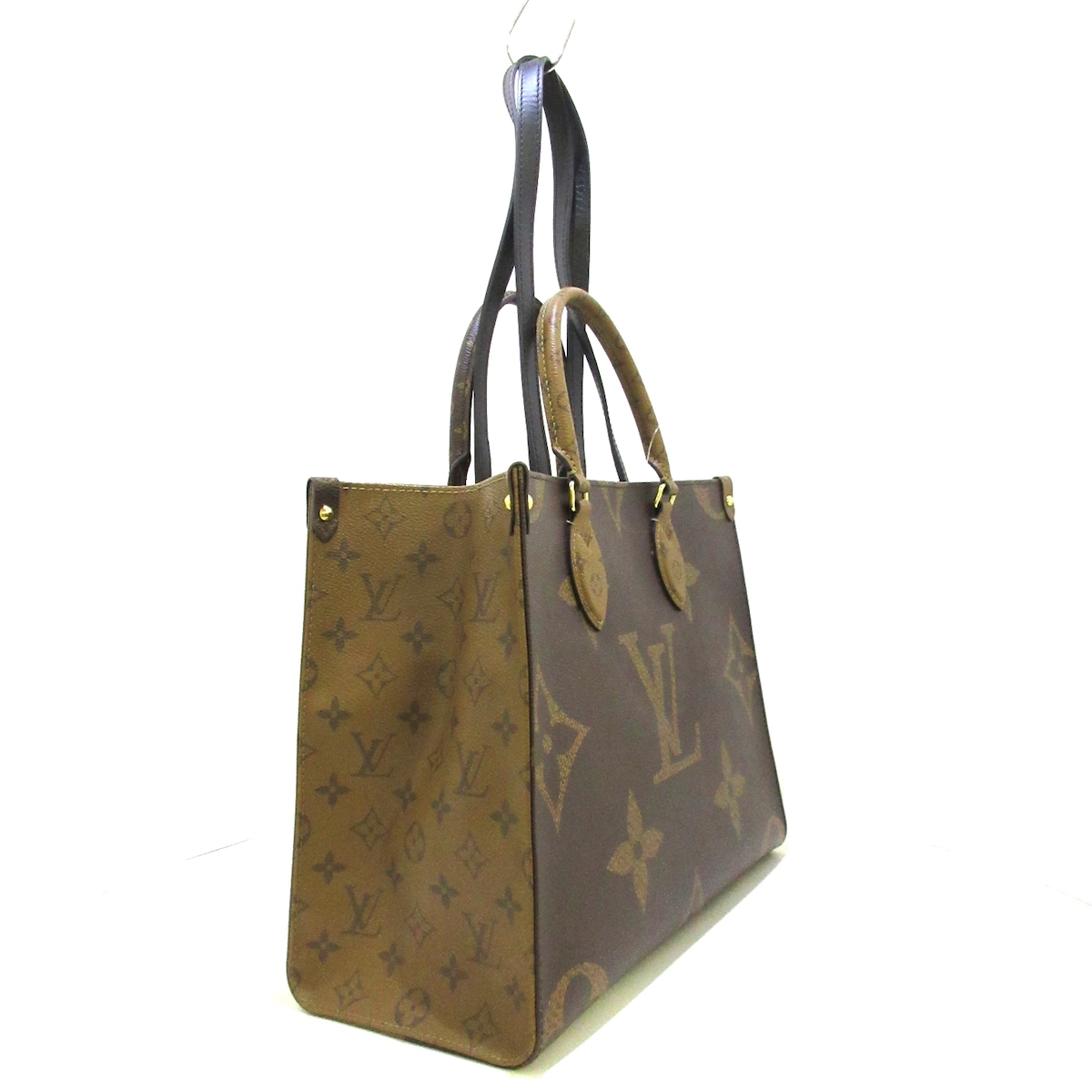 中古lv路易威登onthegomm托特包老花老花m4532136558142通用款女包