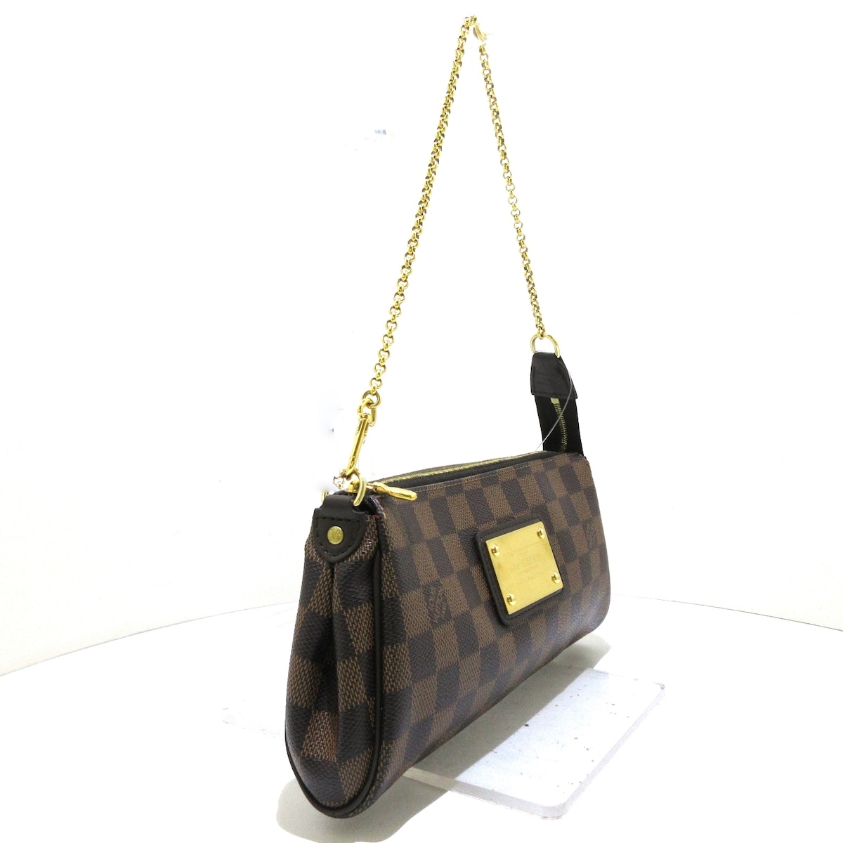 中古lv路易威登eva手提包棋盘格n5521336579021通用款女包