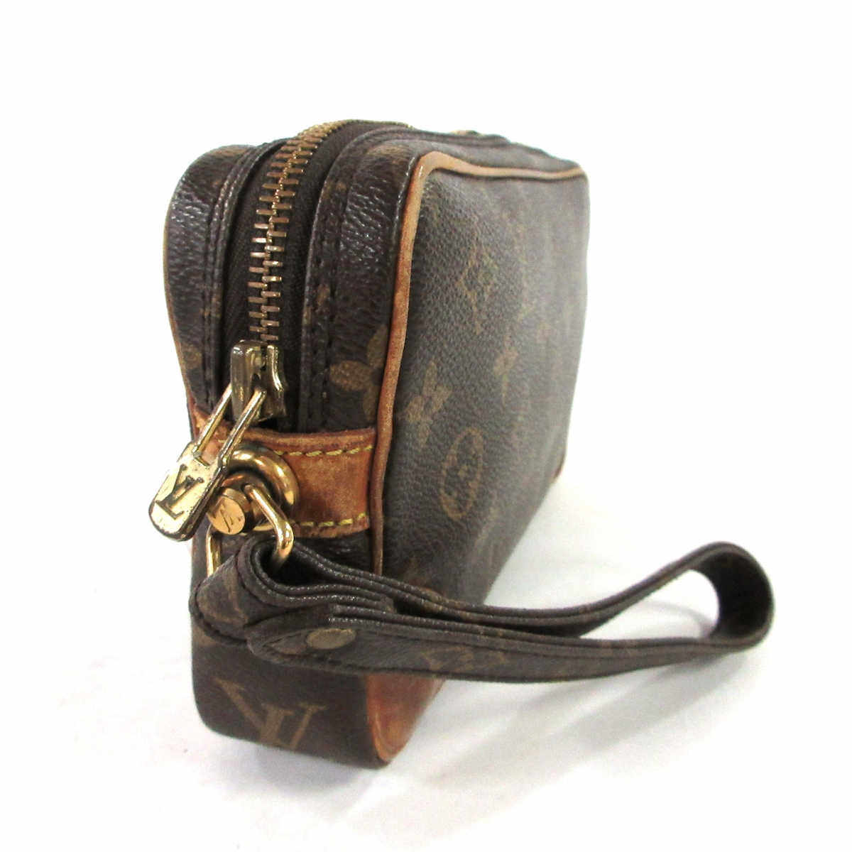 中古lv路易威登marlydragonne手拿包老花老花35753875brandear手拿包