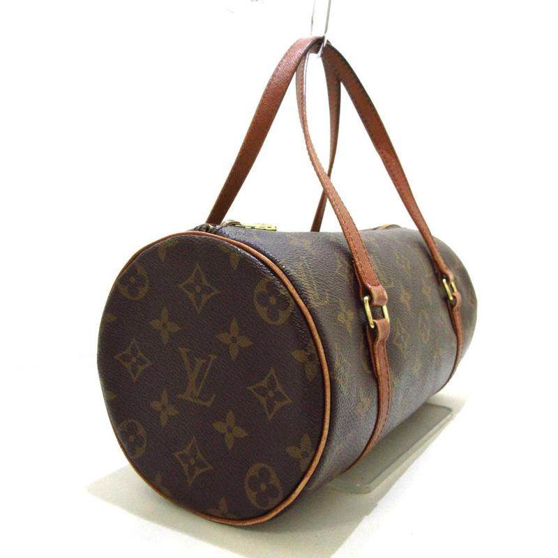 中古lv路易威登papillon26圆筒包老花老花35505435brandear女士包袋