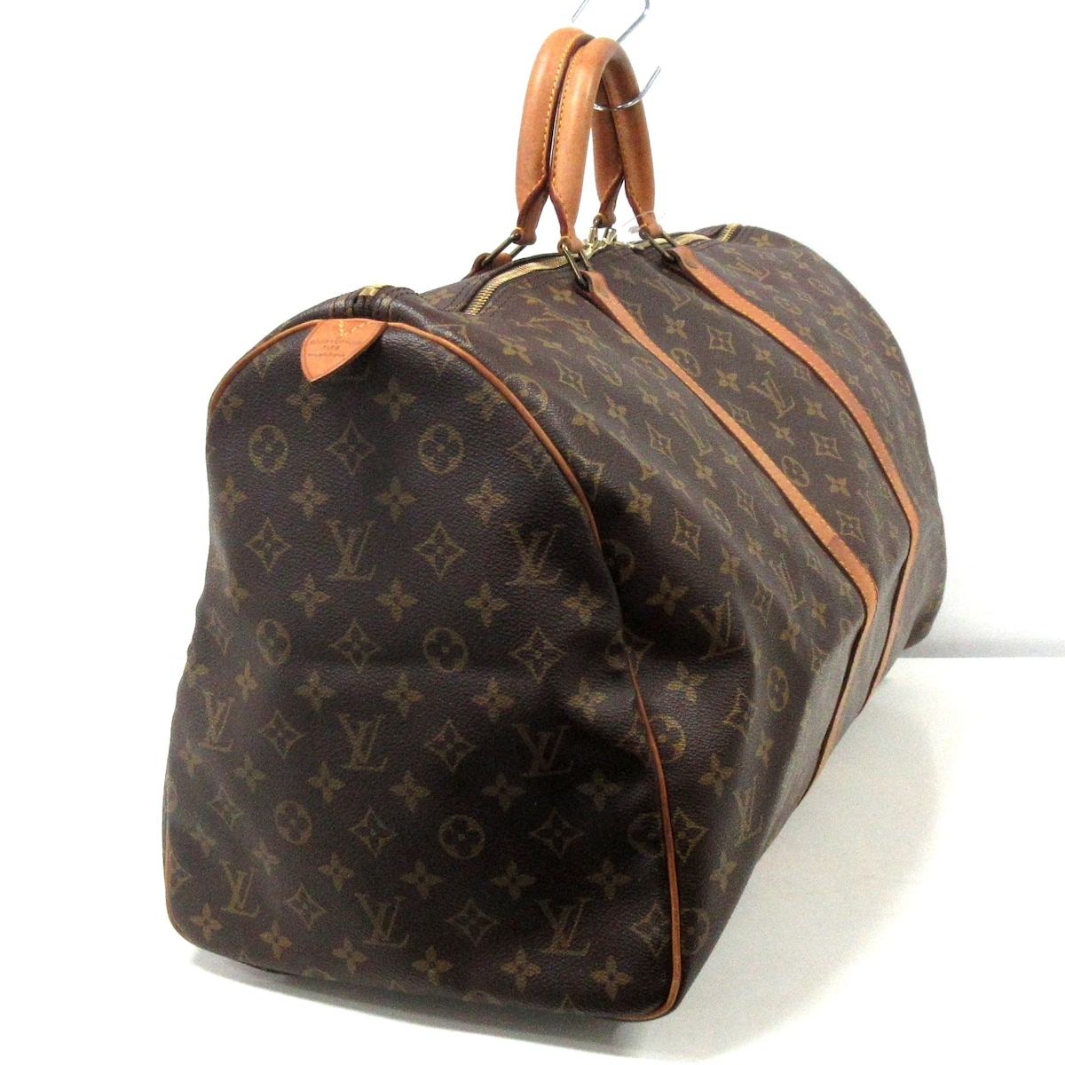 中古lv路易威登keepall55旅行袋波士顿包老花老花35676005通用款女包