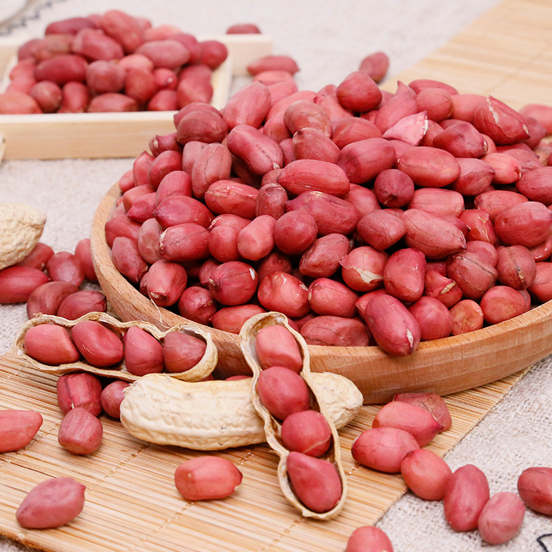 正盼有机红花生米800g 新货 红皮小粒花生米 红衣花生仁五谷杂粮
