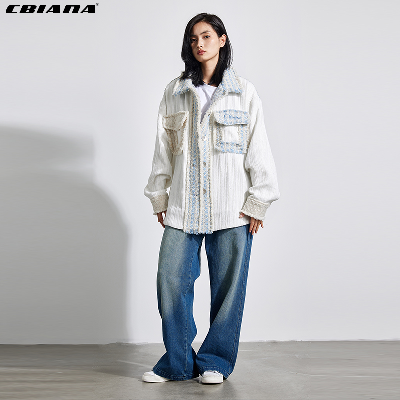 CBIANA 2022SS  Fragrance coat小香拼接春季情侣外套质感拉满2.0