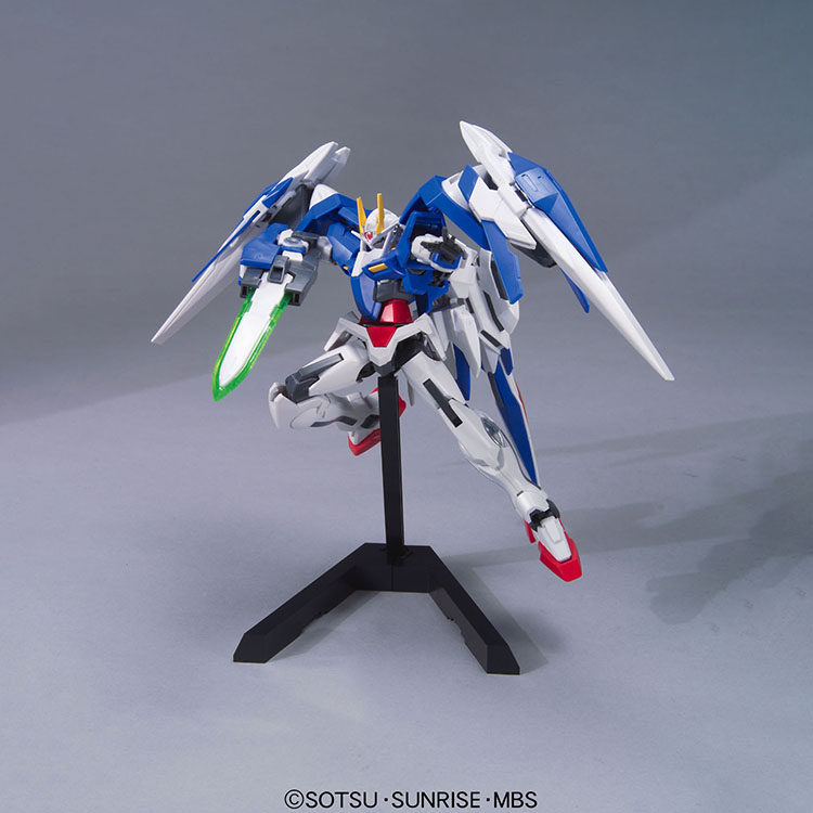 万代拼装模型hg00强化敢达高达00r升降最终高达模型专区