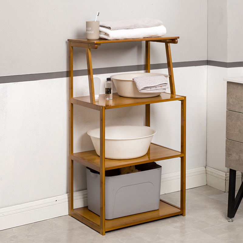 浴室置物架卫生间脸盆架多层落地式厕所物架洗手间洗漱浴室角架