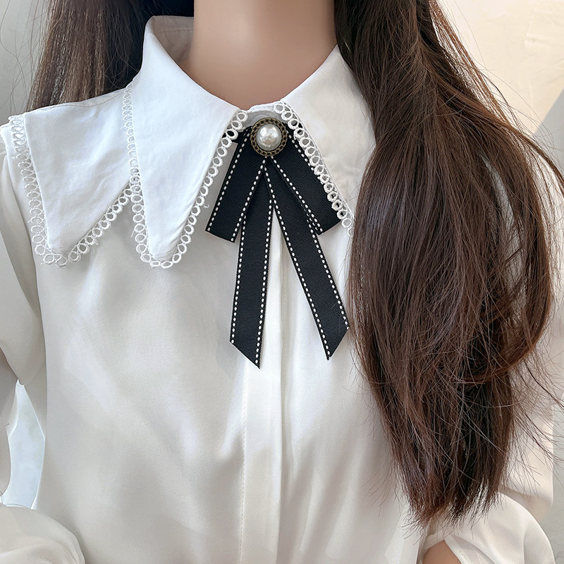 领结jk蝴蝶结衬衫衣服配饰职业领花黑色学院领结