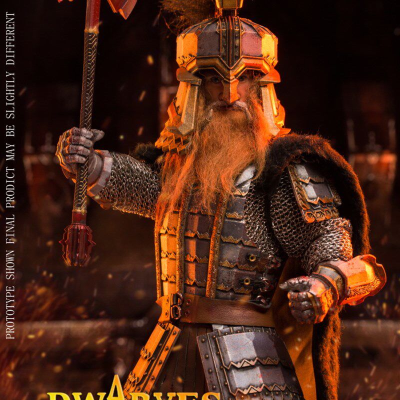 高档漫天模型mt001合金压铸矮人丹恩二世铁足兵人专区