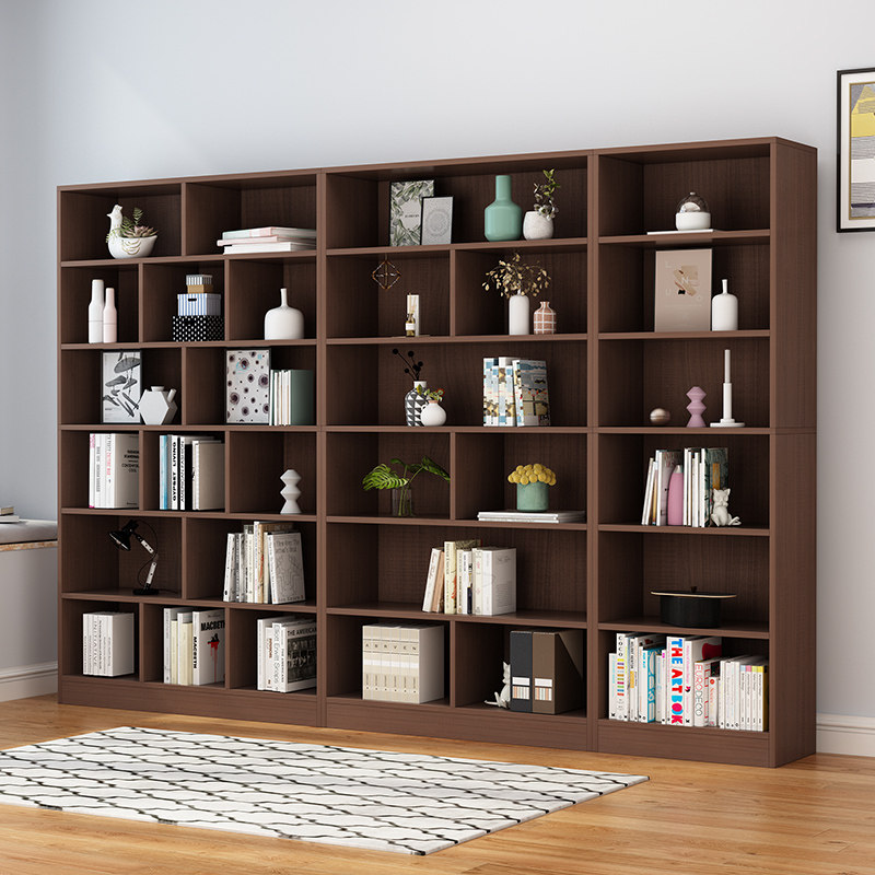 书架置物架学生落地客厅组合书橱书房格子简约书架