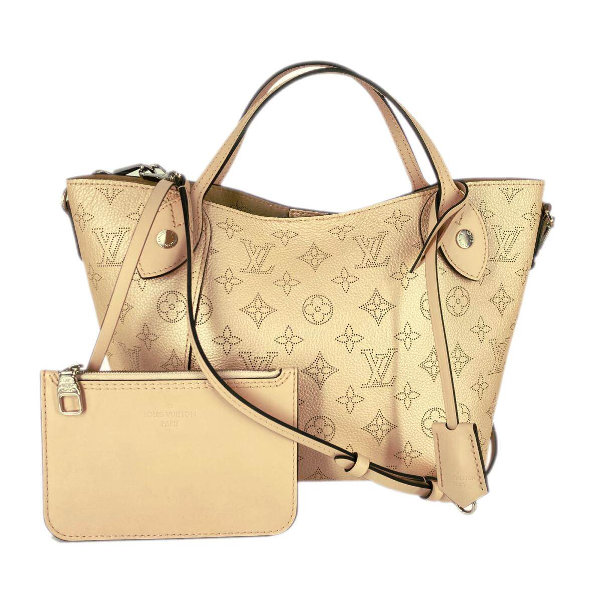 中古lv女包路易威登hinapm粉色单肩手提包brandoff通用款女包