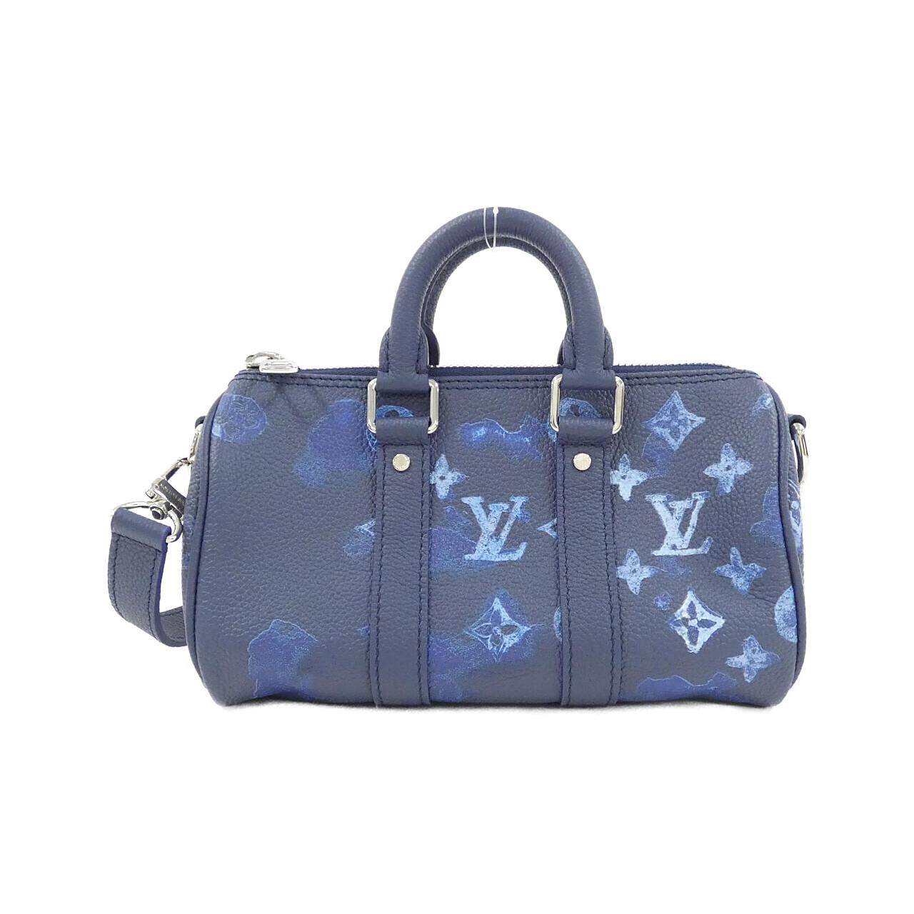 中古lv路易威登watercolorkeepall手提斜挎包brandoff通用款女包
