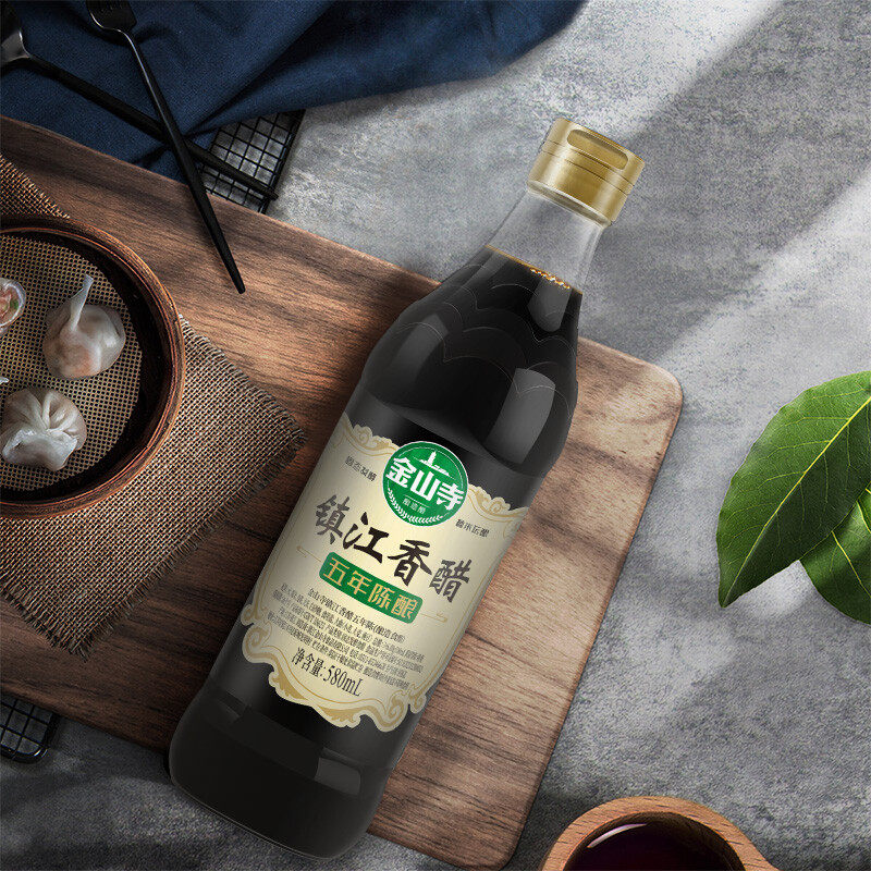 金山寺镇江香醋五年酿造580ml-2家用食用纯粮米醋醋