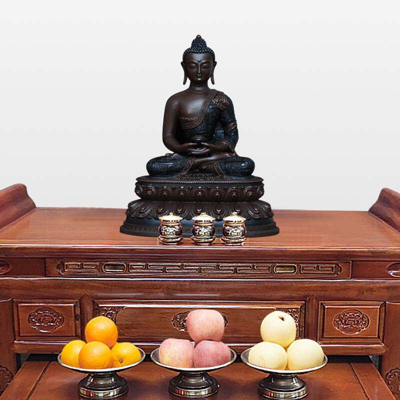 贺玉吉全铜藏传供奉居家客厅佛堂摆件佛像阿弥陀佛摆件