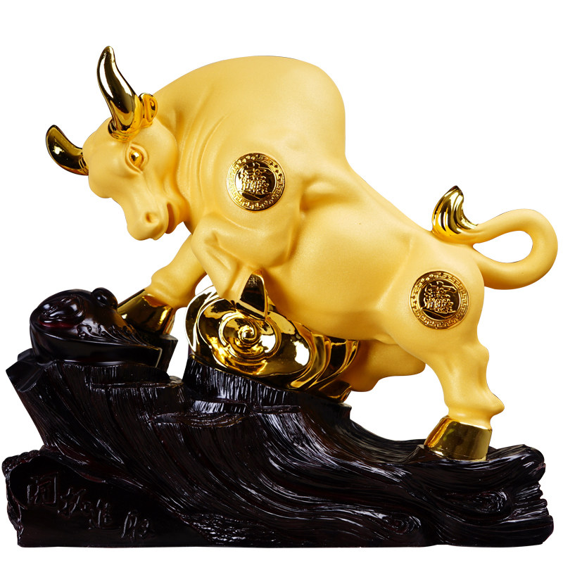 贺玉吉吉祥物客厅礼品年会公司工艺品金牛牛年摆件摆件