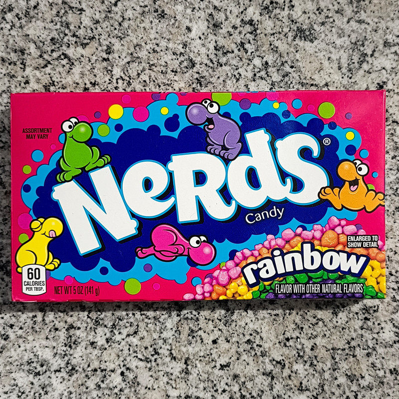 nerds零食美国儿童喔candy彩虹141grainbow糖果糖卡混合
