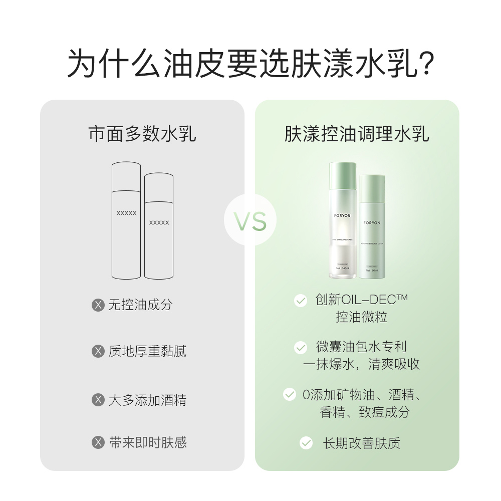 肤漾面部护肤套装水乳控油全套补水保湿修护睡袋