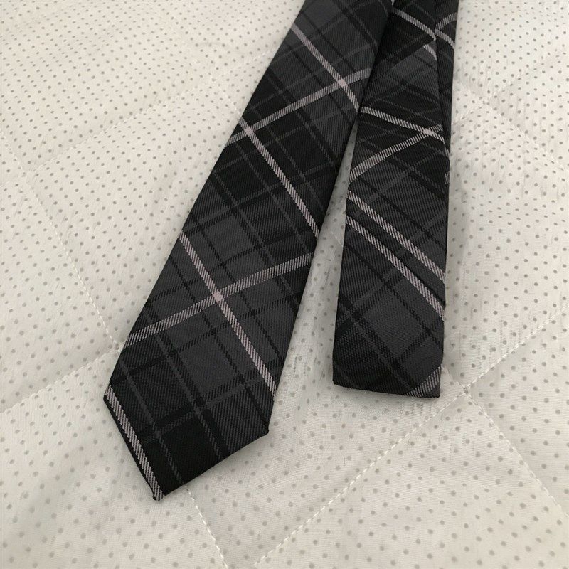 上野搭配配用学院dk领带格子情侣学生禁欲领带