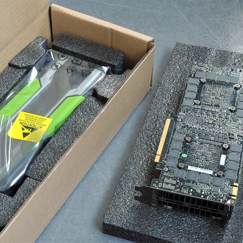 全新英伟达nvidialteslak80显卡24gbai计算深度显卡