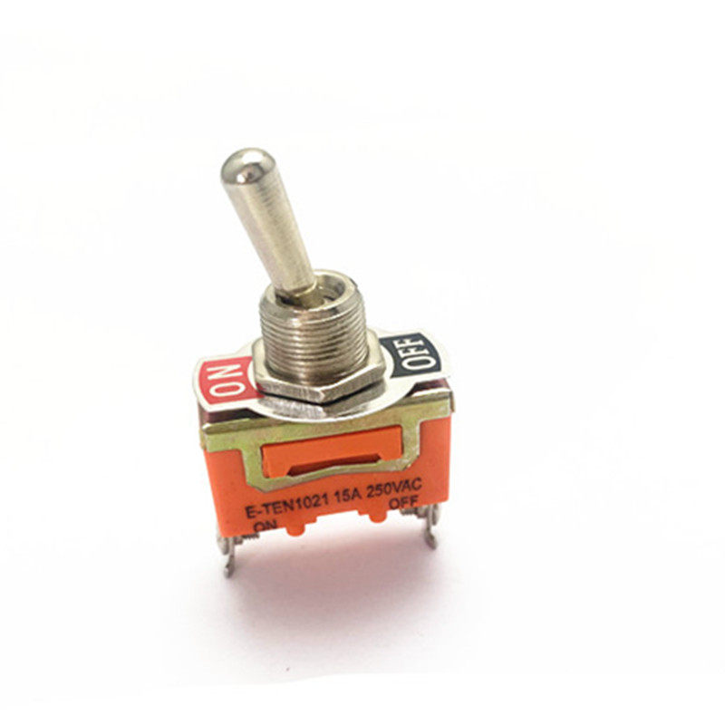 开关wu小扭左右摇臂波动拨动eten1021两三三脚拨动开关