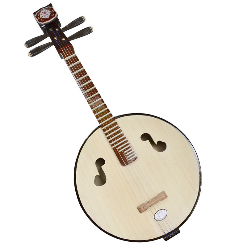 乐器正品北方中阮初学者入门硬木骨花考级阮琴阮