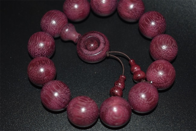 包邮天然巴西紫罗兰紫心苏木转运佛珠手串手链木雕