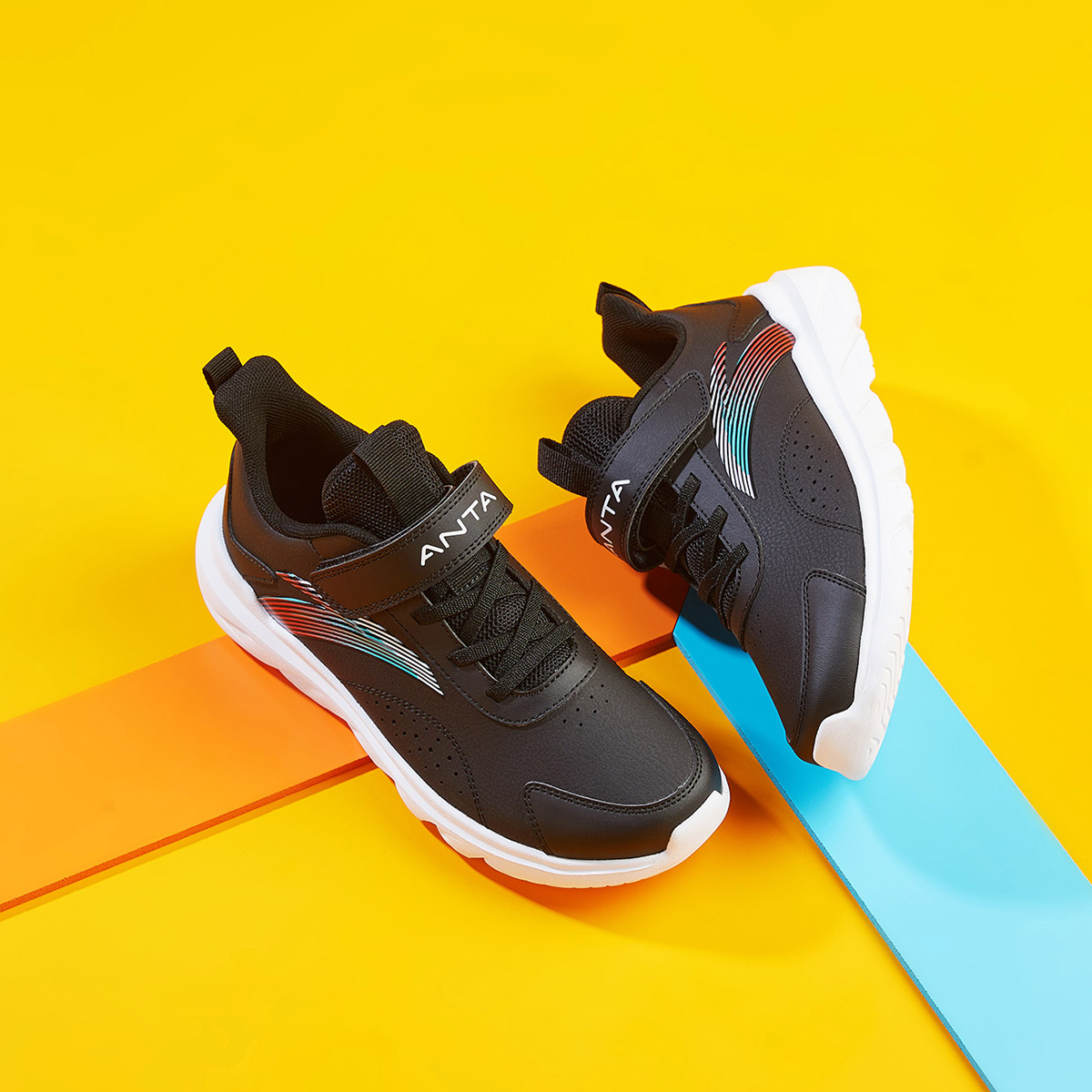 anta安踏儿童运动鞋男大四季鞋子子易弯折科技运动鞋