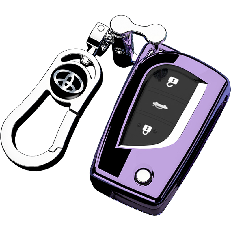 适用于丰田卡罗拉钥匙套凯美瑞rav4拉雷凌汉兰达高档保护壳男女壳