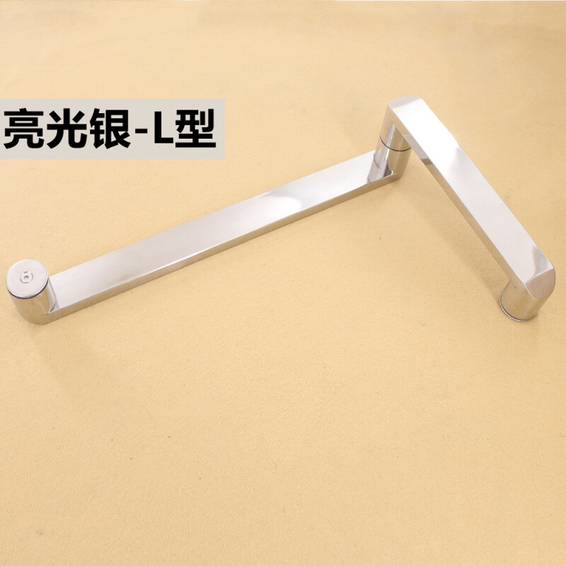 淋浴房拉手304不n锈钢亚黑隔生间卫断浴室玻璃冲门房推拉凉把