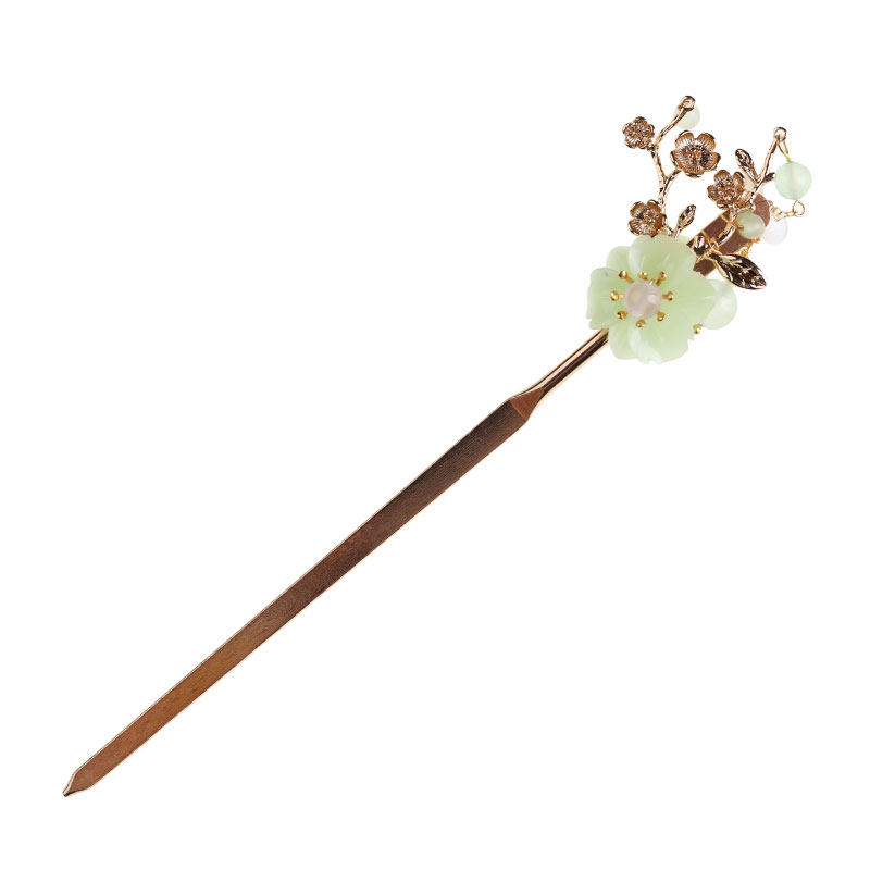 江南初见原创手工古风发簪步摇发钗汉服头饰发饰铜配饰古装女现货