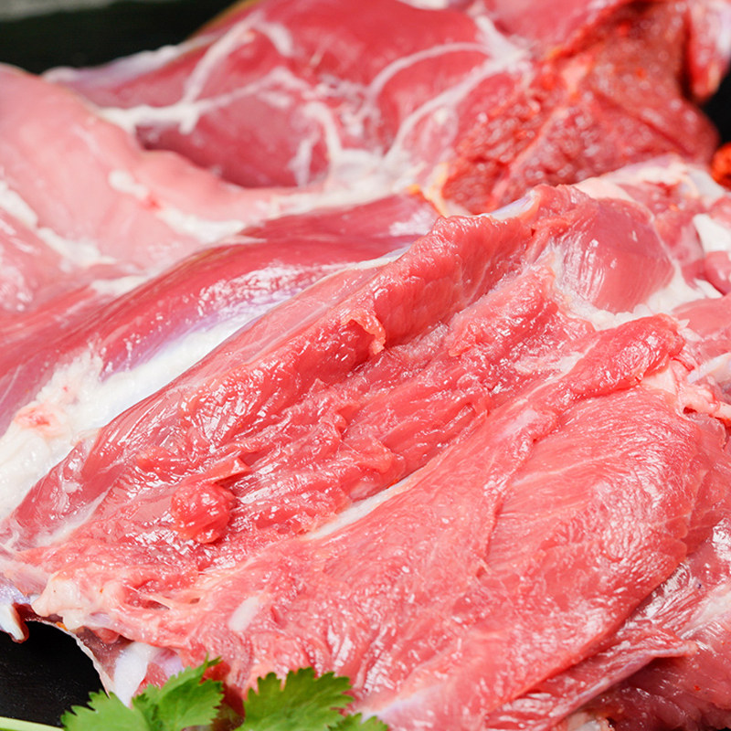 新鲜羊肉羔羊剔骨后腿肉4斤羊腿肉包冷冻去骨烧烤食材生鲜羊肉-mc母婴