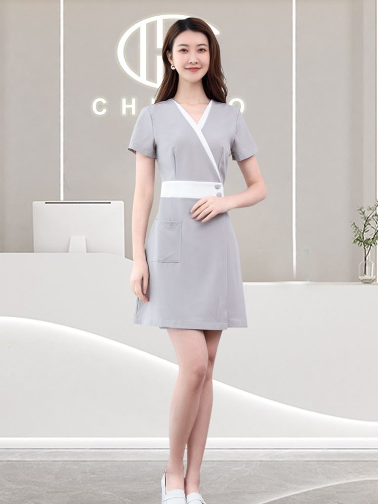 医疗美容工作服美容师女高高端美容美容院院长顾问店长职业女裙套装