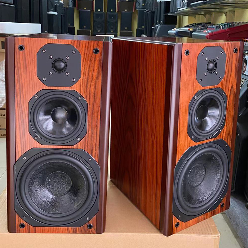 法国进口原装劲浪书架音箱8寸三分频发发烧hifi音箱