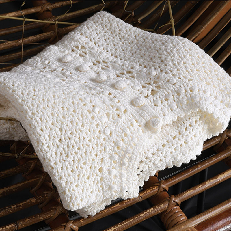 高级感超好看的别致漂亮精致上衣手工编织镂空短袖针织衫毛衣女春