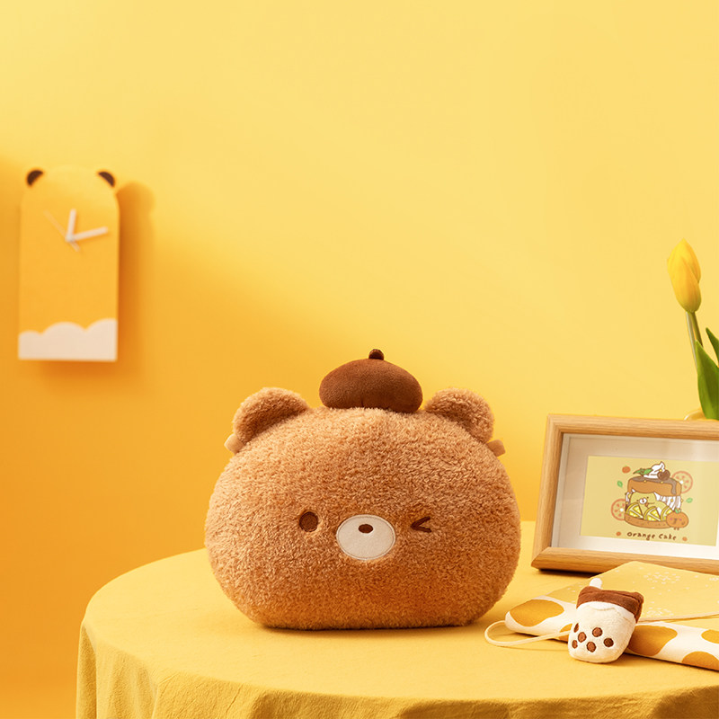 元气食堂奶茶熊单肩lolita秋冬包包链条包斜跨卡通文化创意包