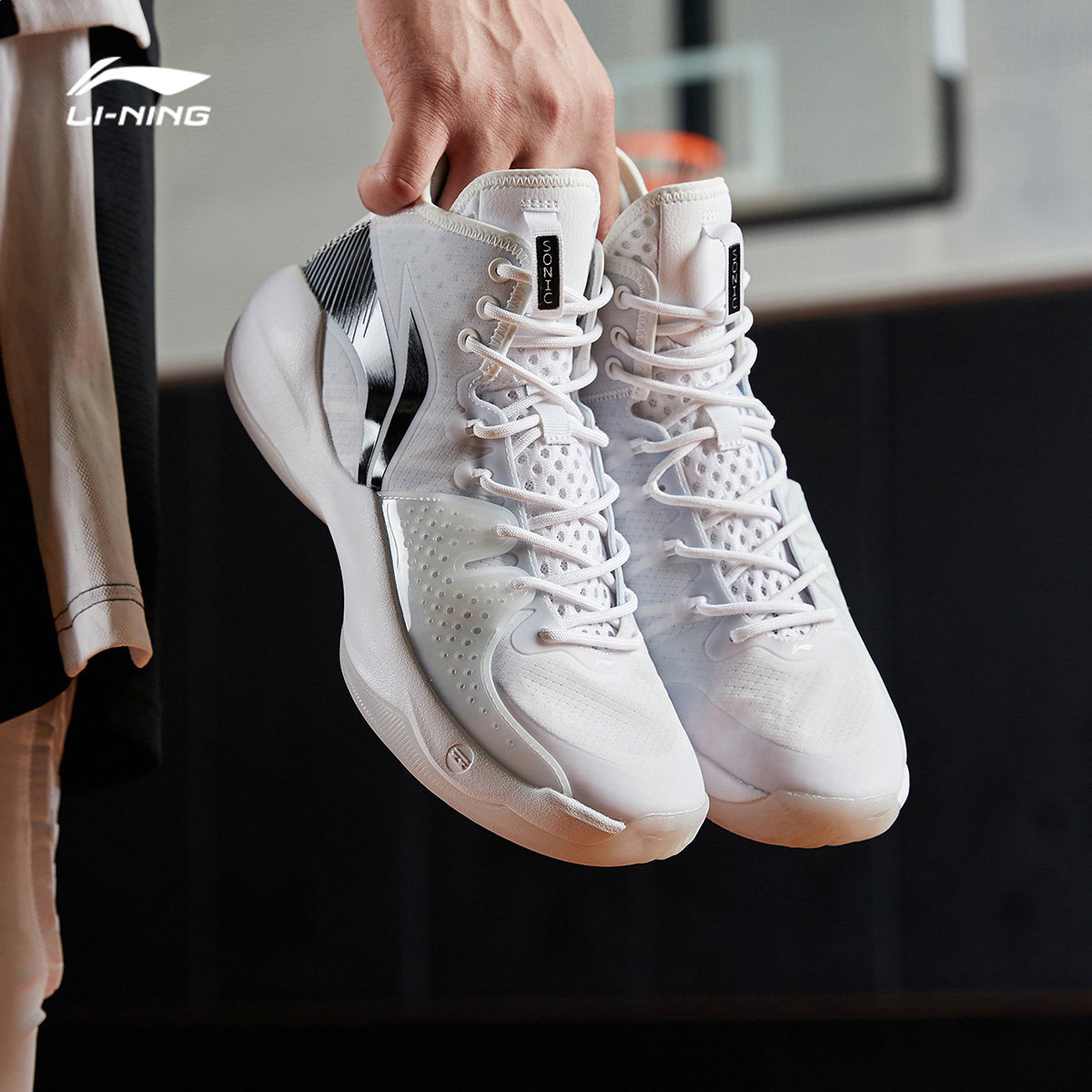 球鞋李宁篮球音速combathi实战减震2021新款篮球鞋