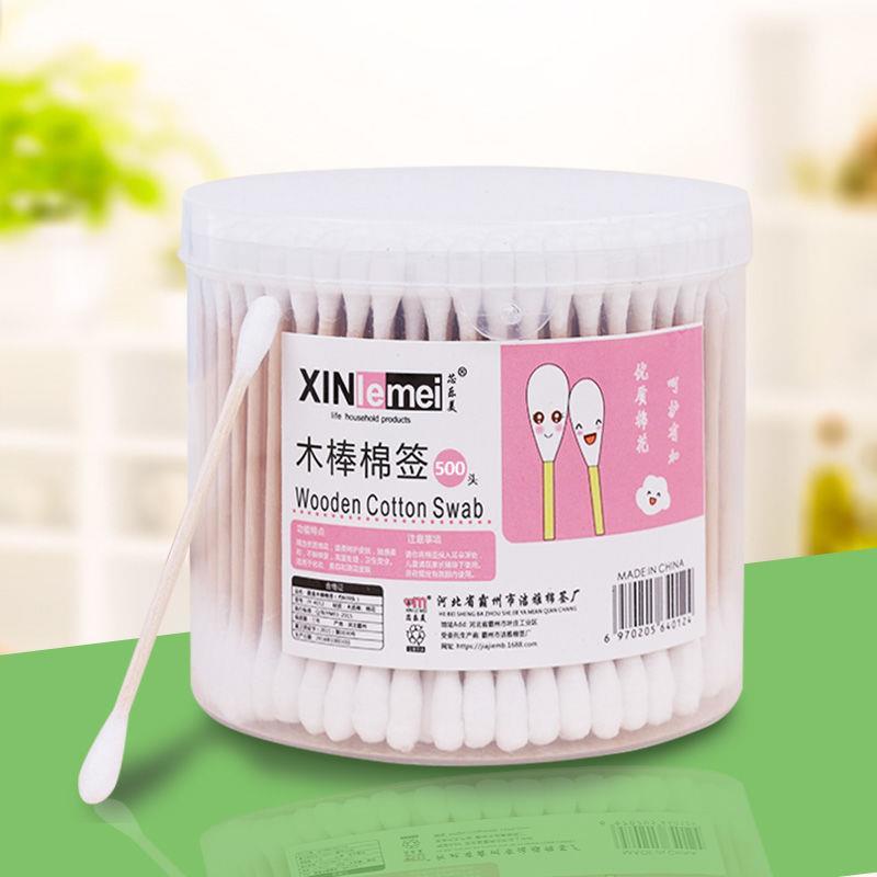 m1000支棉签化妆棉棒棉花螺旋棉球