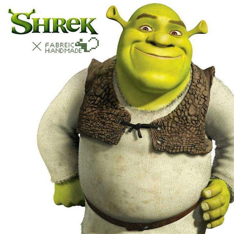 帽子怪物史莱克手工编织针织毛线绿色coms可爱帽子