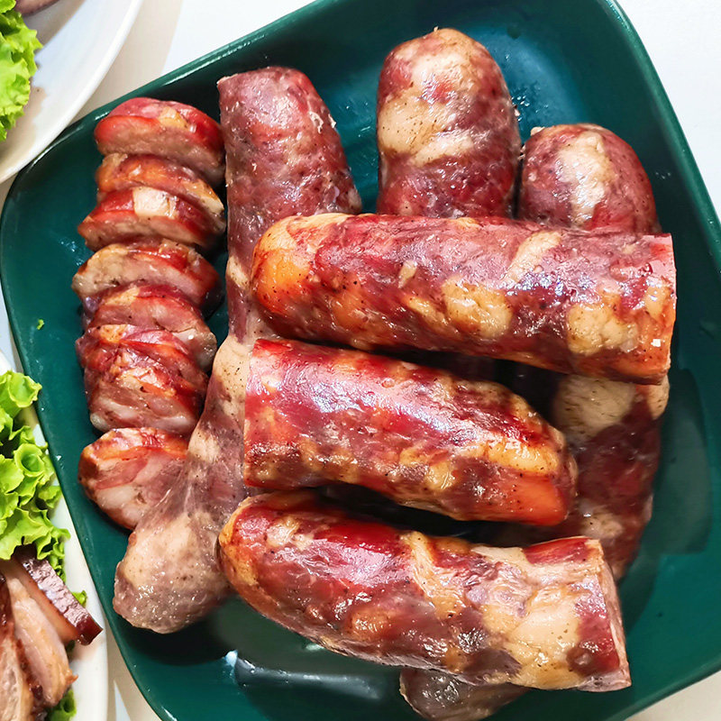 五香大爷风干香肠5斤猪肉青岛特产农家手工香肠